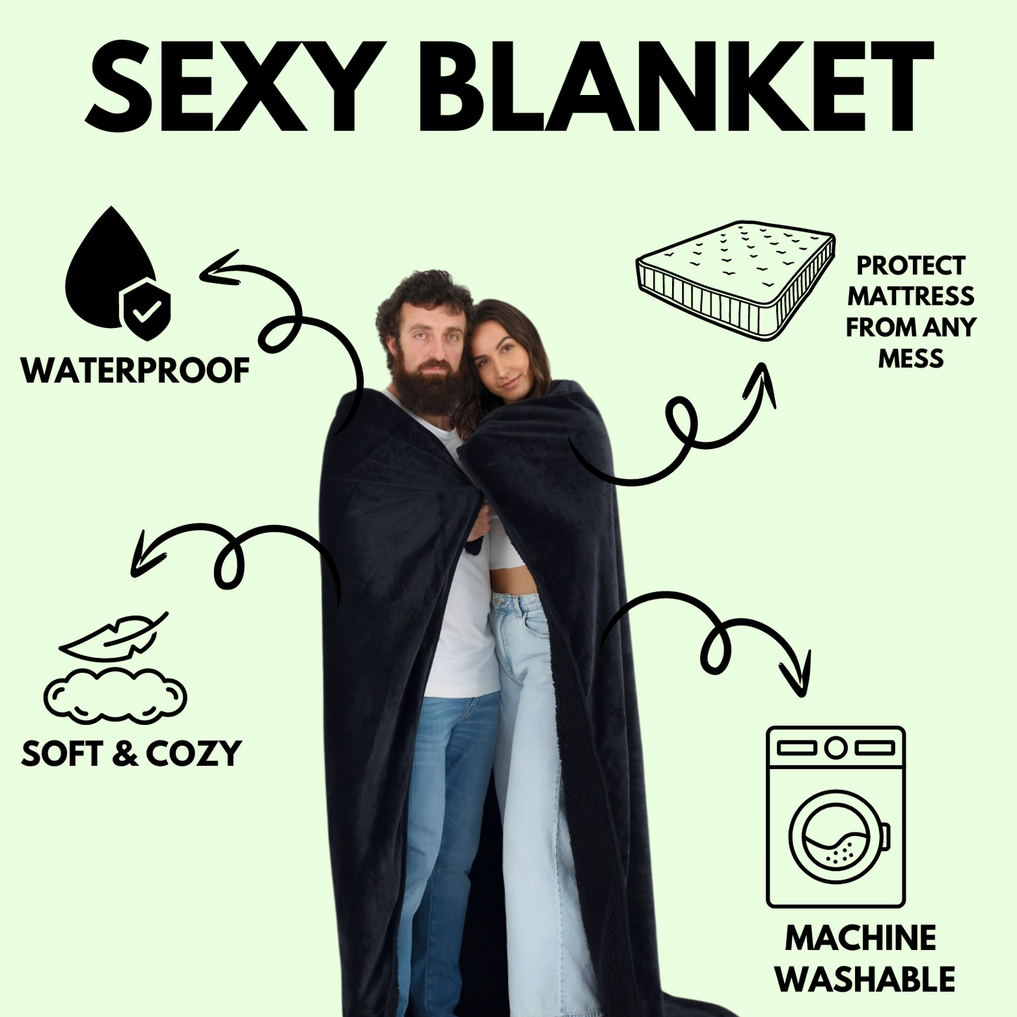 SEXY BLANKET: The Sensual Waterproof Blanket