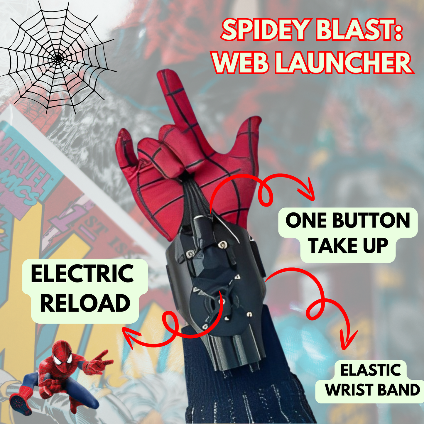 SpideyBlast: Web Shooter🕸️🕷️